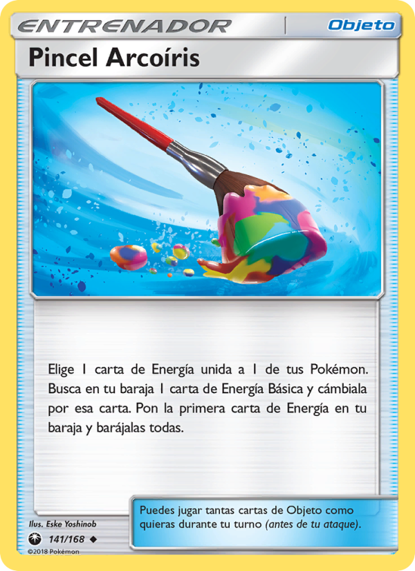 Pincel Arcoíris 141 — Celestial Storm (Spanish Pokémon TCG card)