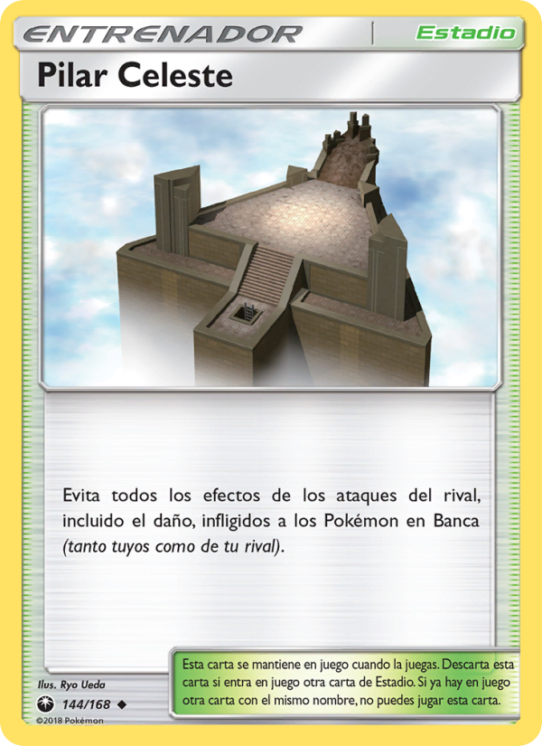 Pilar Celeste 144 — Celestial Storm (Spanish Pokémon TCG card)