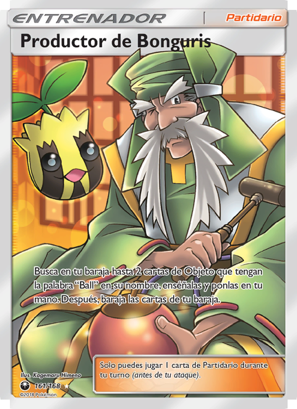 Productor de Bonguris 161 — Celestial Storm (Spanish Pokémon TCG card)