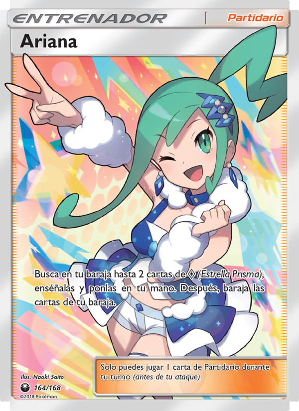 Ariana 164 — Celestial Storm (Spanish Pokémon TCG card)