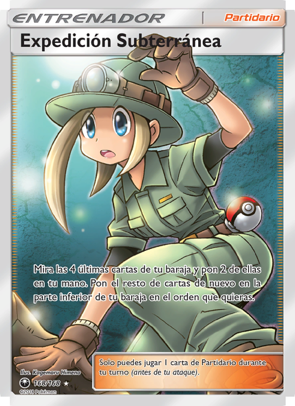 Expedición Subterránea 168 — Celestial Storm (Spanish Pokémon TCG card)