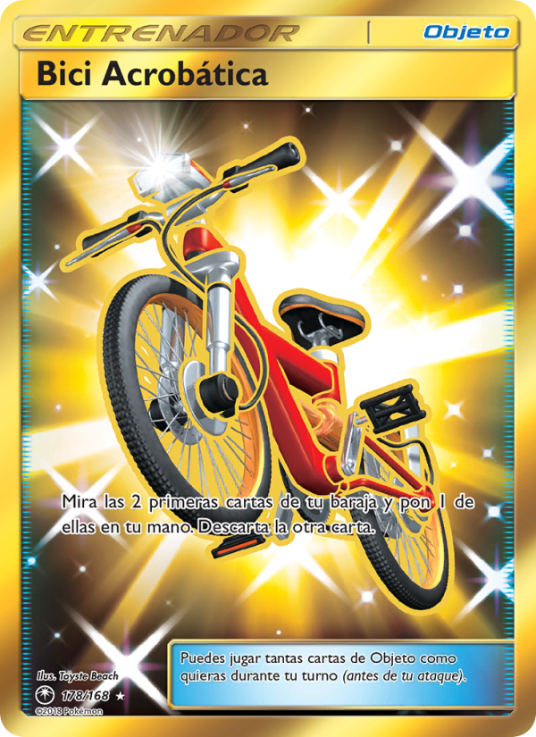 Bici Acrobática 178 — Celestial Storm (Spanish Pokémon TCG card)