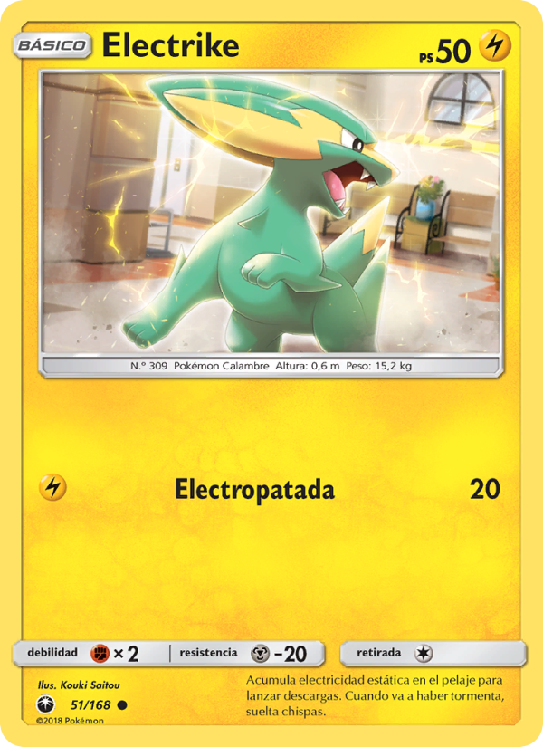Electrike 51 — Celestial Storm (Spanish Pokémon TCG card)