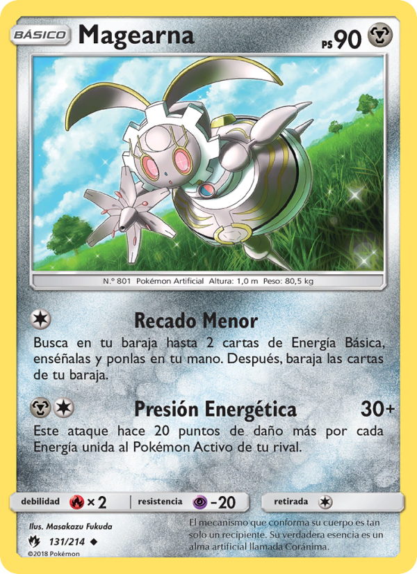 Magearna 131 — Lost Thunder (Spanish Pokémon TCG card)