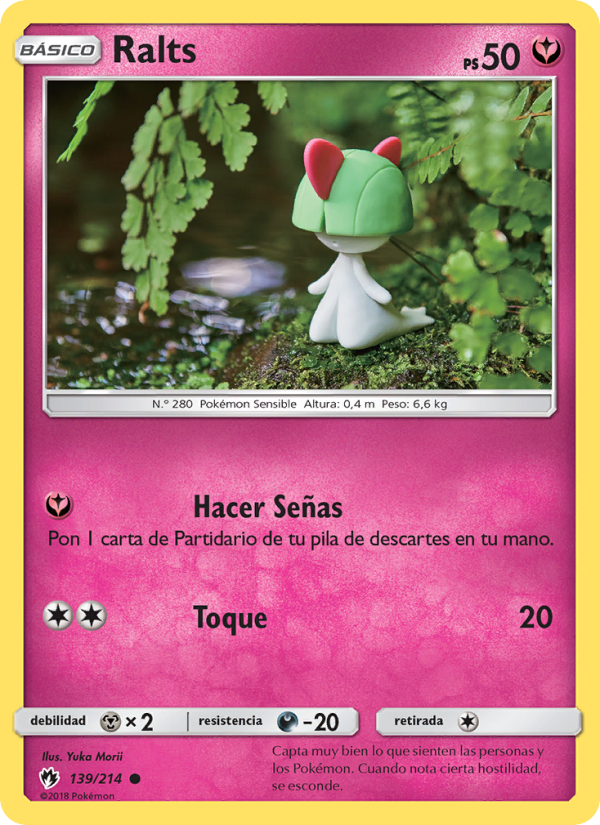Ralts 139 — Lost Thunder (Spanish Pokémon TCG card)
