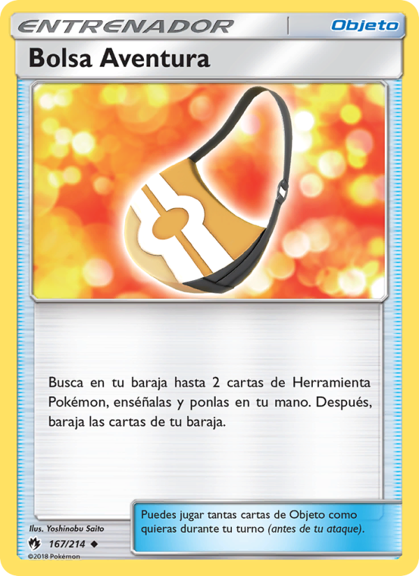 Bolsa Aventura 167 — Lost Thunder (Spanish Pokémon TCG card)