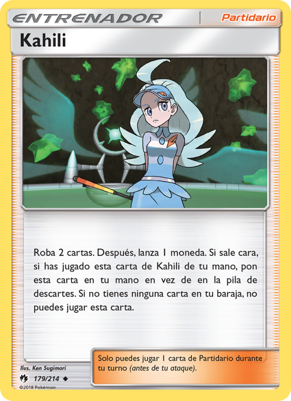 Kahili 179 — Lost Thunder (Spanish Pokémon TCG card)