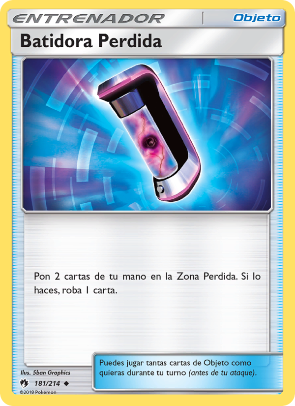 Batidora Perdida 181 — Lost Thunder (Spanish Pokémon TCG card)
