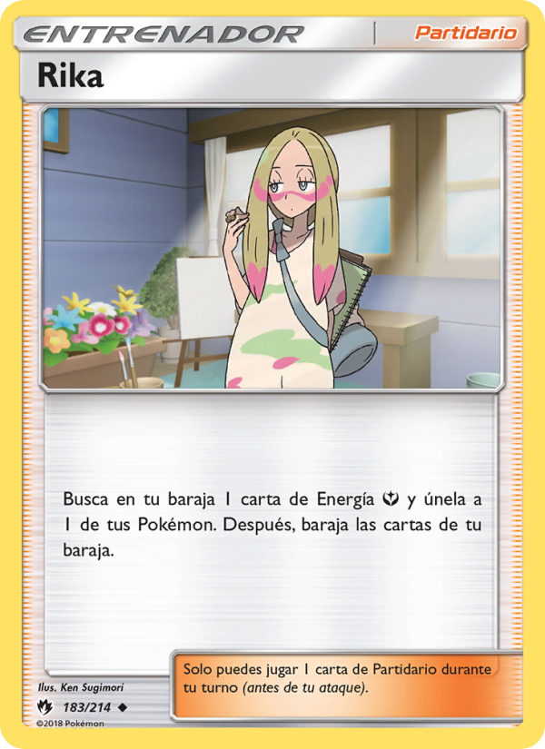 Rika 183 — Lost Thunder (Spanish Pokémon TCG card)