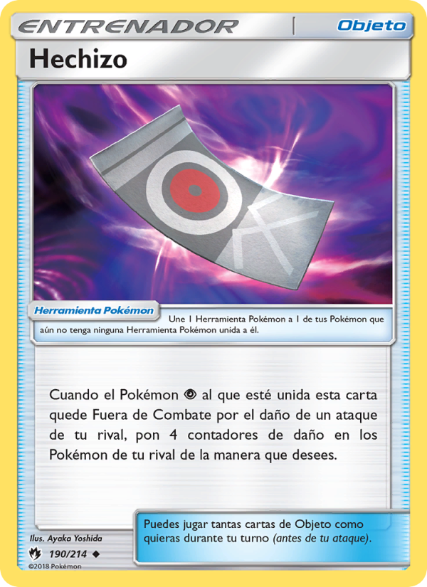 Hechizo 190 — Lost Thunder (Spanish Pokémon TCG card)