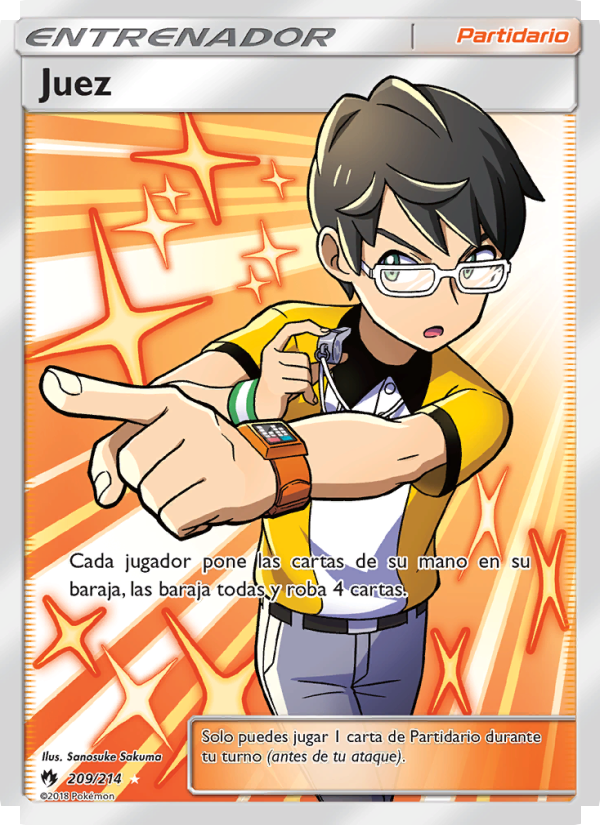Juez 209 — Lost Thunder (Spanish Pokémon TCG card)