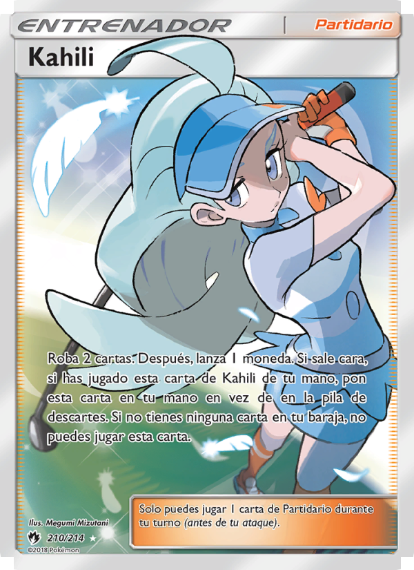 Kahili 210 — Lost Thunder (Spanish Pokémon TCG card)