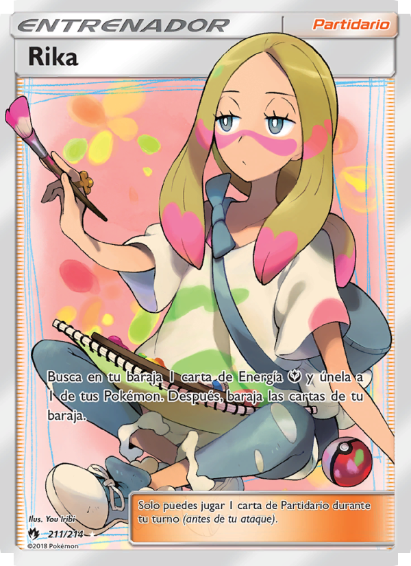 Rika 211 — Lost Thunder (Spanish Pokémon TCG card)