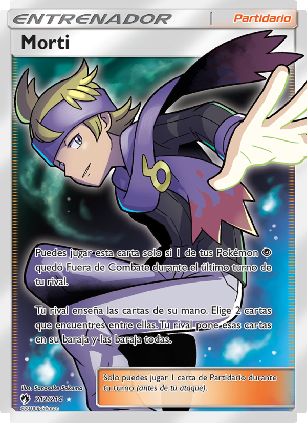 Morti 212 — Lost Thunder (Spanish Pokémon TCG card)