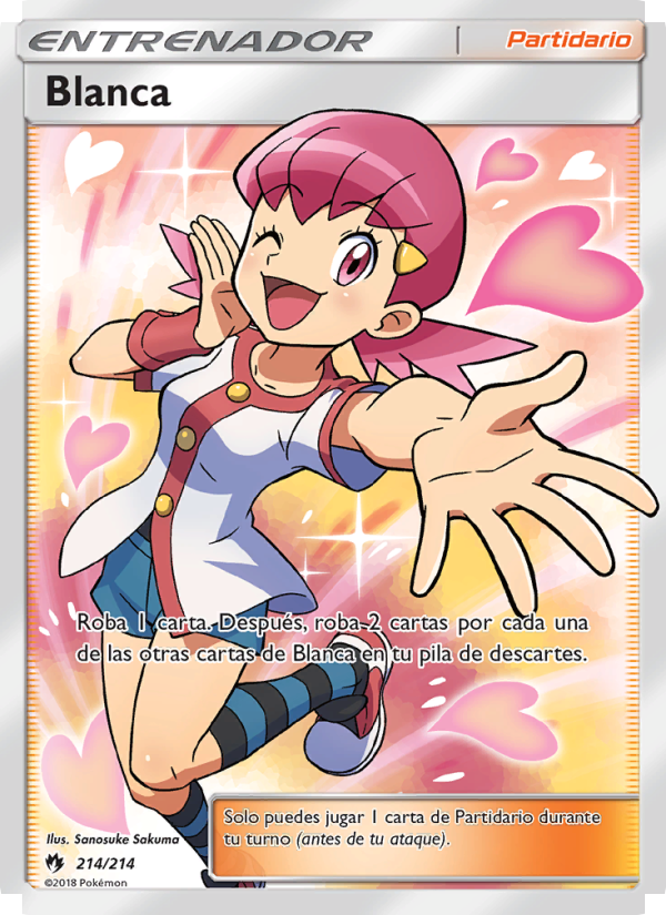 Blanca 214 — Lost Thunder (Spanish Pokémon TCG card)