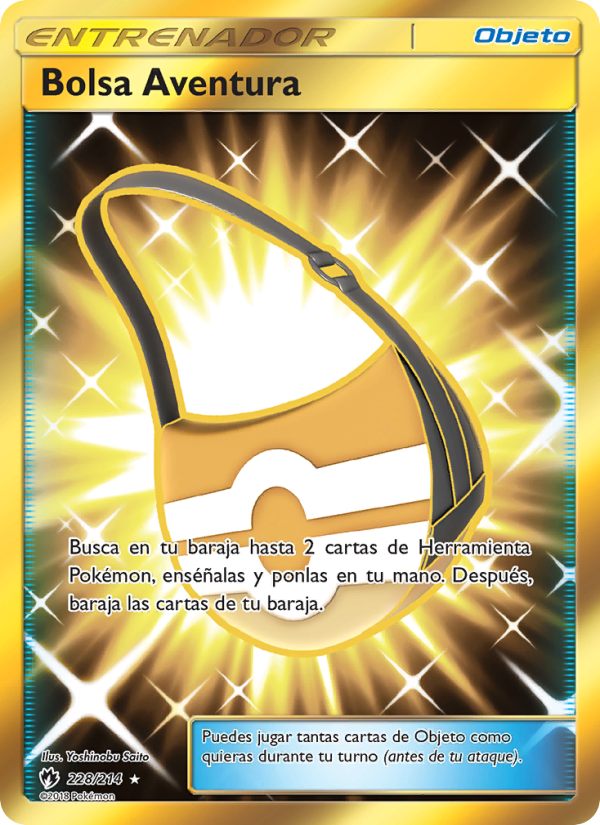 Bolsa Aventura 228 — Lost Thunder (Spanish Pokémon TCG card)