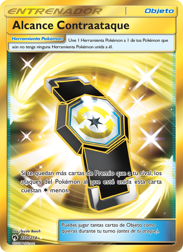 Alcance Contraataque 230 — Lost Thunder (Spanish Pokémon TCG card)