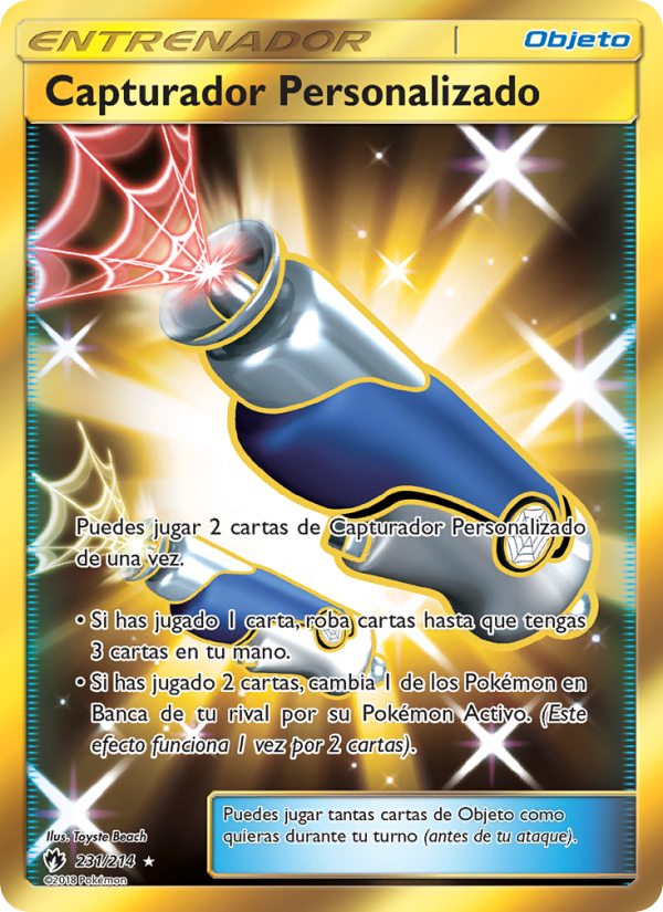 Capturador Personalizado 231 — Lost Thunder (Spanish Pokémon TCG card)