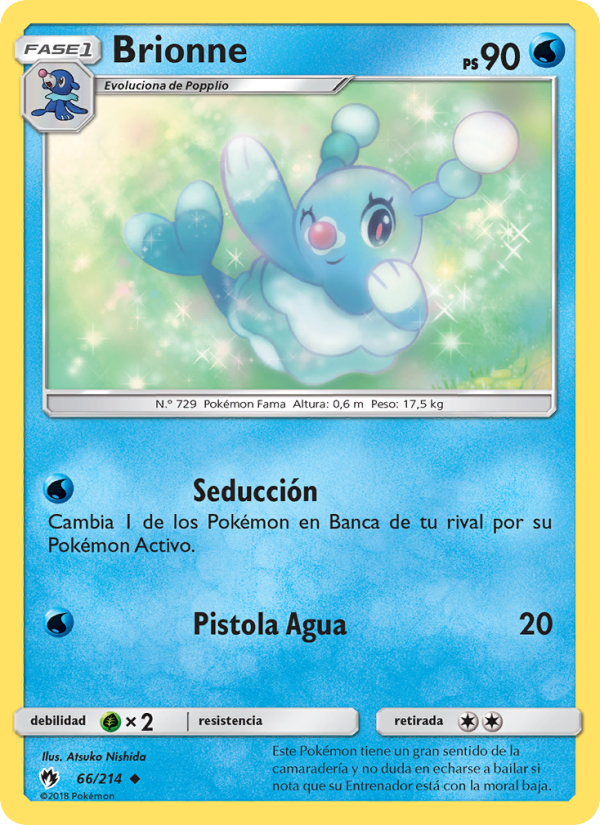Brionne 66 — Lost Thunder (Spanish Pokémon TCG card)