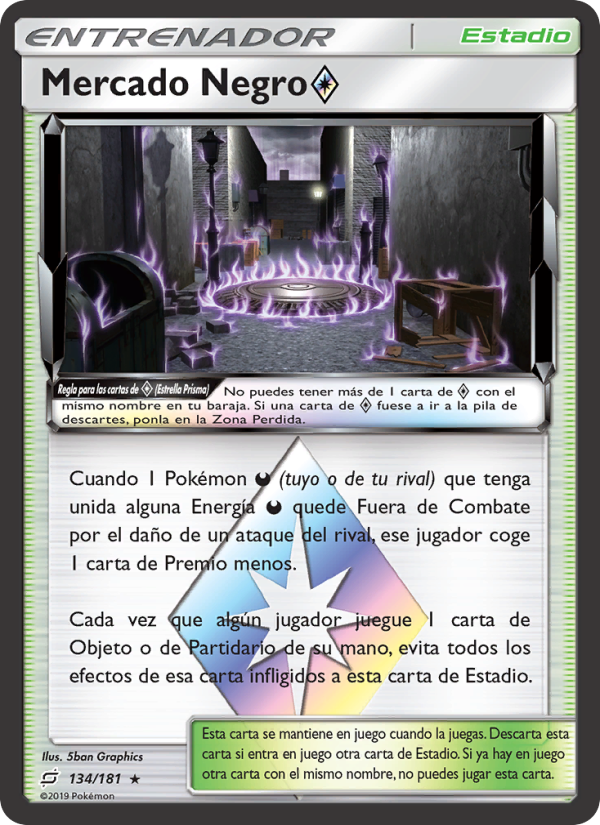 Mercado Negro ◇ 134 — Team Up (Spanish Pokémon TCG card)