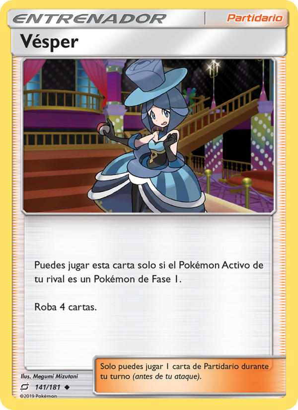 Vésper 141 — Team Up (Spanish Pokémon TCG card)