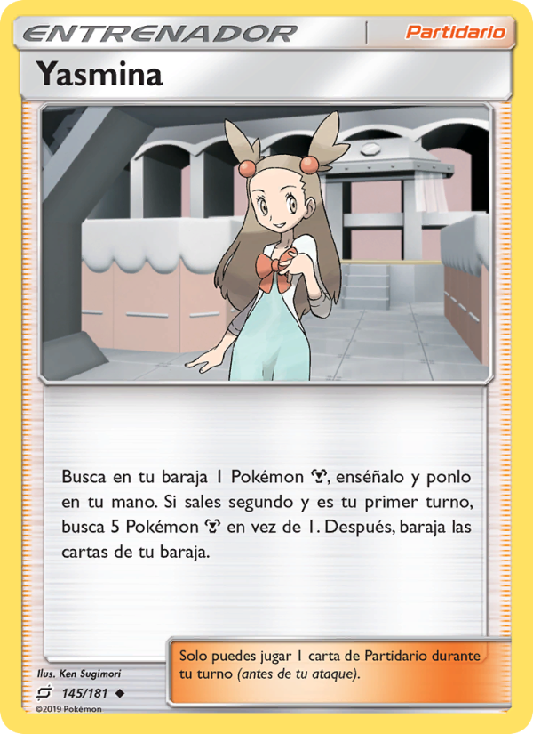 Yasmina 145 — Team Up (Spanish Pokémon TCG card)