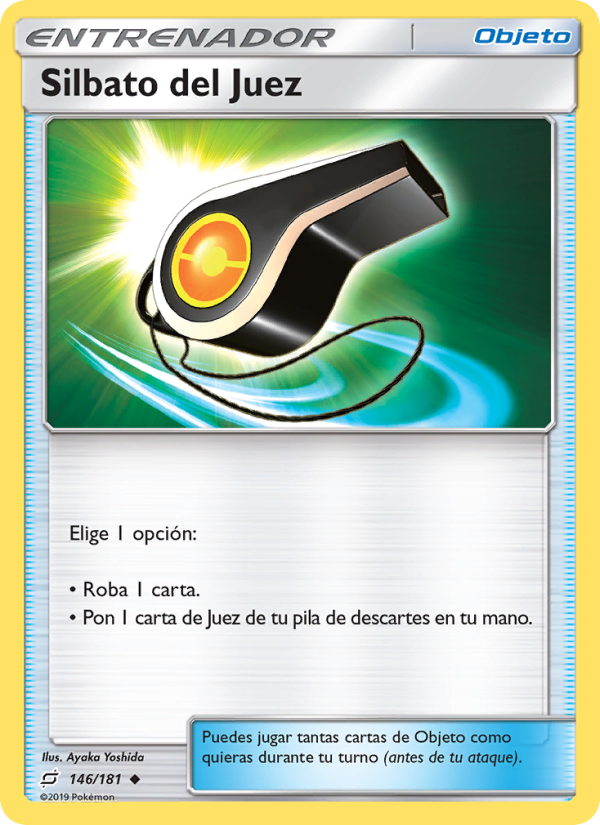 Silbato del Juez 146 — Team Up (Spanish Pokémon TCG card)