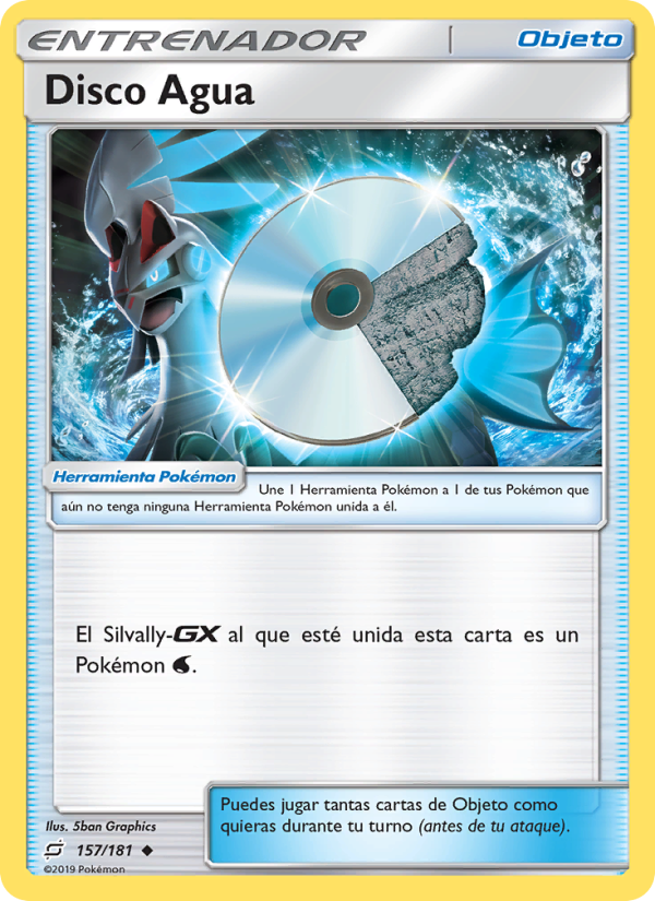 Disco Agua 157 — Team Up (Spanish Pokémon TCG card)