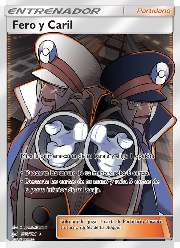 Fero y Caril 176 — Team Up (Spanish Pokémon TCG card)