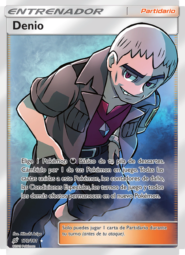 Denio 179 — Team Up (Spanish Pokémon TCG card)