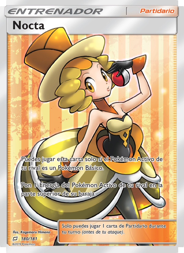 Nocta 180 — Team Up (Spanish Pokémon TCG card)