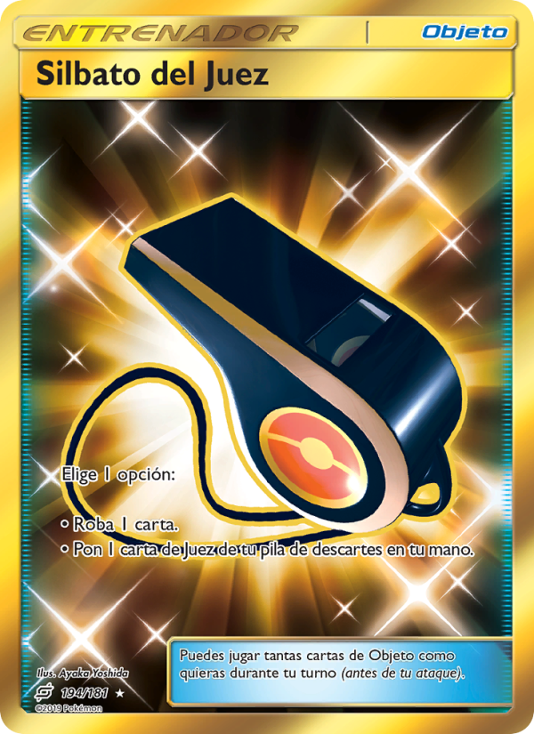 Silbato del Juez 194 — Team Up (Spanish Pokémon TCG card)