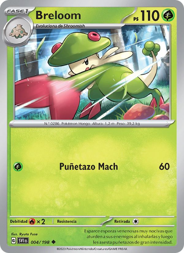 Breloom 004 — Scarlet & Violet (Spanish Pokémon TCG card)