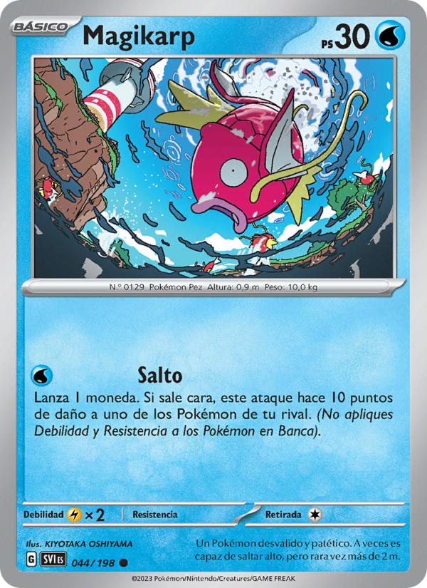 Magikarp 044 — Scarlet & Violet (Spanish Pokémon TCG card)