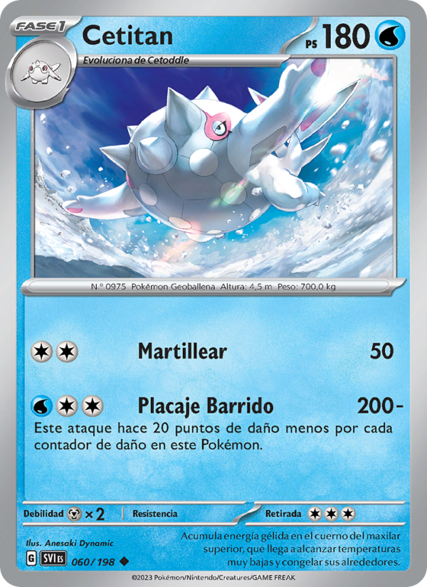 Cetitan 060 — Scarlet & Violet (Spanish Pokémon TCG card)