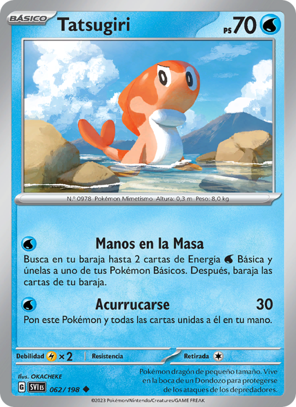 Tatsugiri 062 — Scarlet & Violet (Spanish Pokémon TCG card)