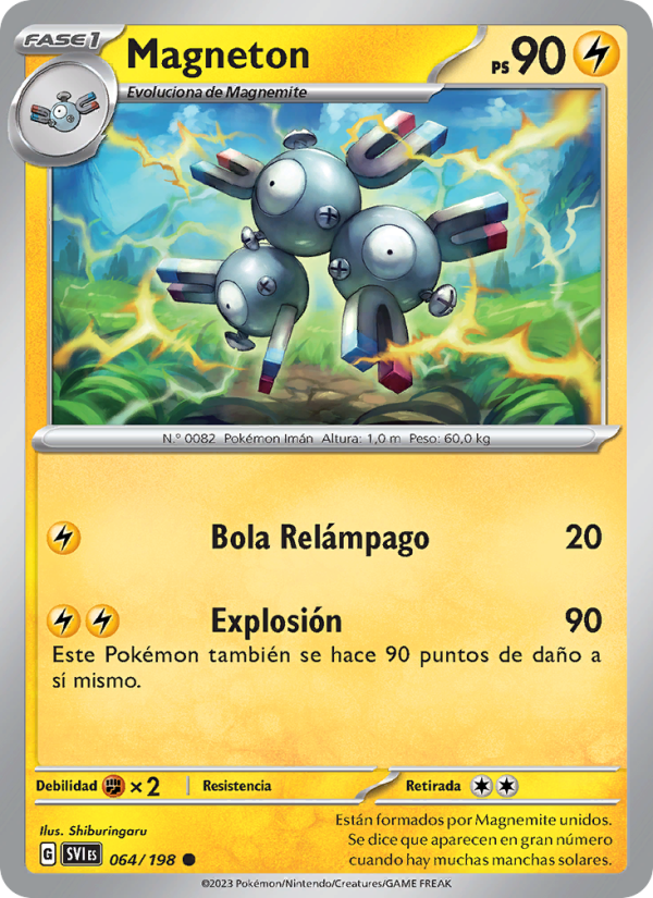 Magneton 064 — Scarlet & Violet (Spanish Pokémon TCG card)