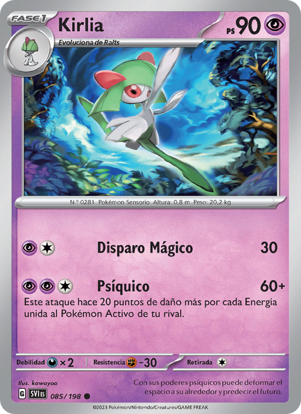 Kirlia 085 — Scarlet & Violet (Spanish Pokémon TCG card)