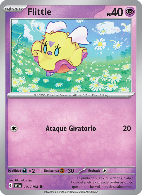 Flittle 101 — Scarlet & Violet (Spanish Pokémon TCG card)