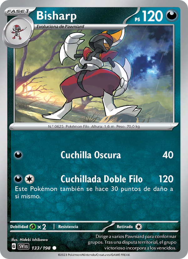 Bisharp 133 — Scarlet & Violet (Spanish Pokémon TCG card)