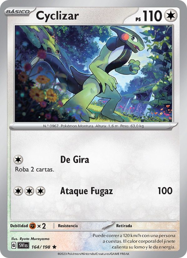 Cyclizar 164 — Scarlet & Violet (Spanish Pokémon TCG card)