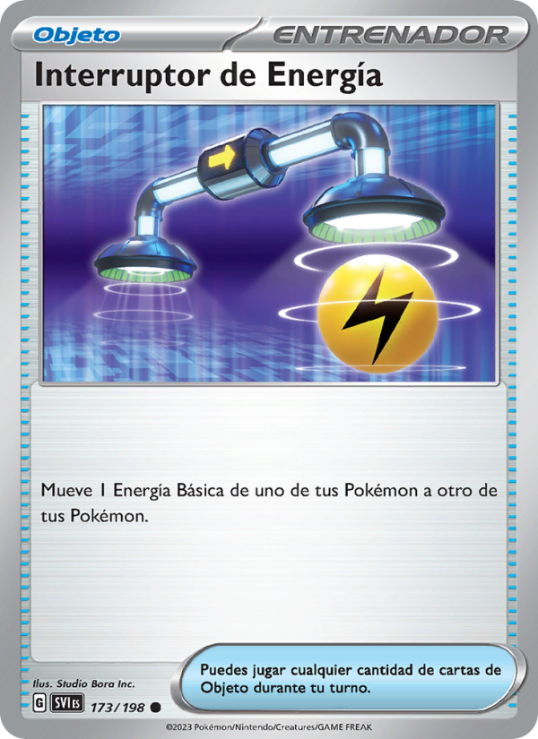 Interruptor de Energía 173 — Scarlet & Violet (Spanish Pokémon TCG card)