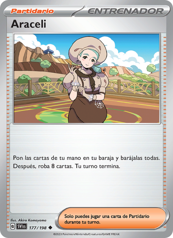 Araceli 177 — Scarlet & Violet (Spanish Pokémon TCG card)