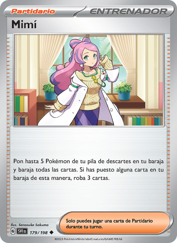 Mimí 179 — Scarlet & Violet (Spanish Pokémon TCG card)