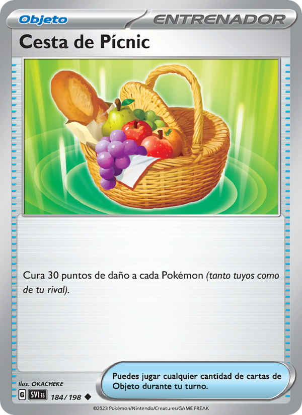 Cesta de Pícnic 184 — Scarlet & Violet (Spanish Pokémon TCG card)