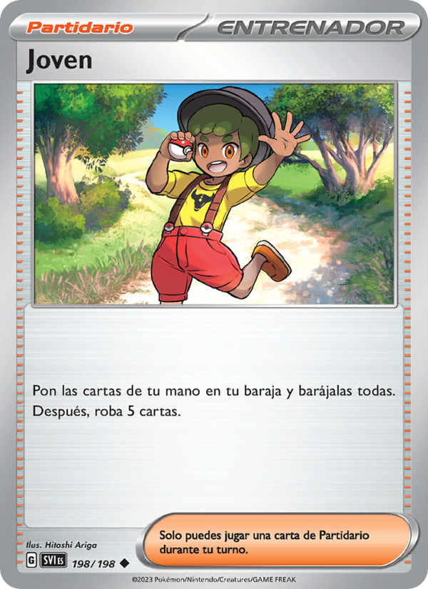 Joven 198 — Scarlet & Violet (Spanish Pokémon TCG card)