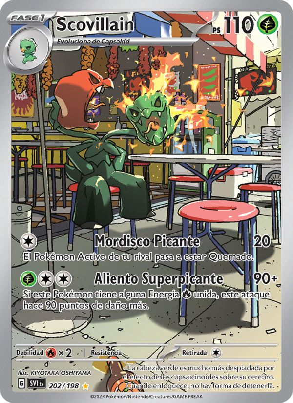 Scovillain 202 — Scarlet & Violet (Spanish Pokémon TCG card)