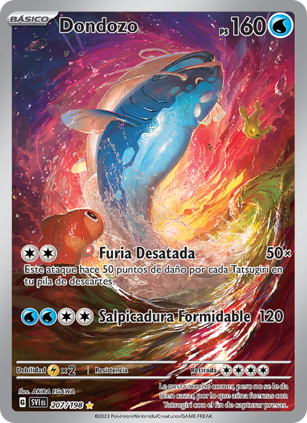 Dondozo 207 — Scarlet & Violet (Spanish Pokémon TCG card)