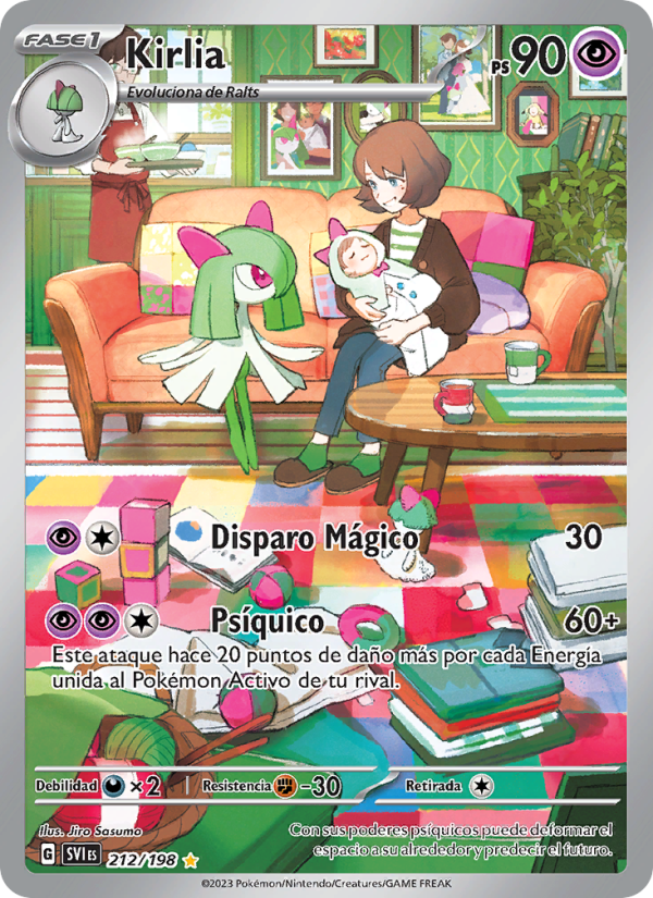 Kirlia 212 — Scarlet & Violet (Spanish Pokémon TCG card)