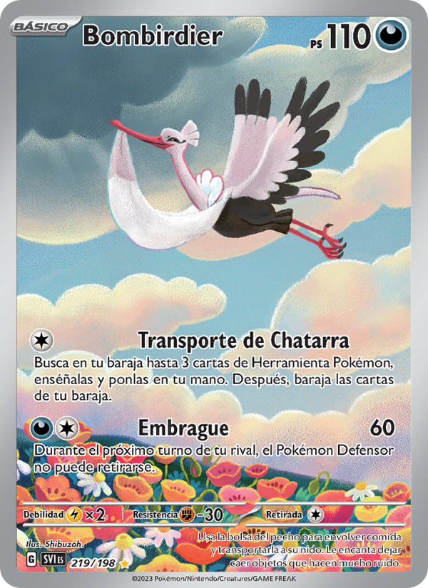 Bombirdier 219 — Scarlet & Violet (Spanish Pokémon TCG card)